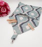 Blue embroidered peg bag, clip on, free uk delivery  - Image 6