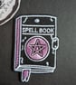 Spell Book - Embroidered Iron on Patch - Image 1