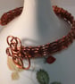 Classic copper wire wrapped bangle - Image 5