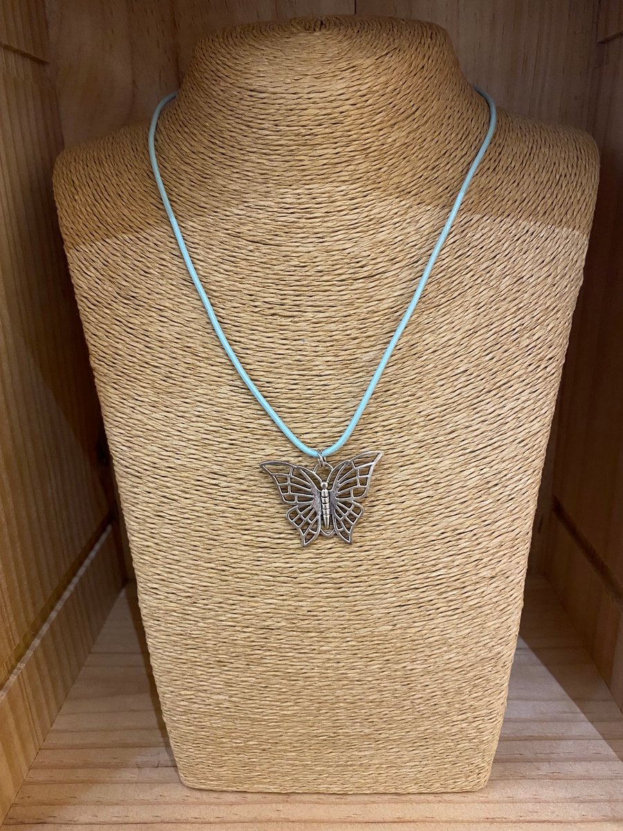  Green Butterfly Necklace (680)