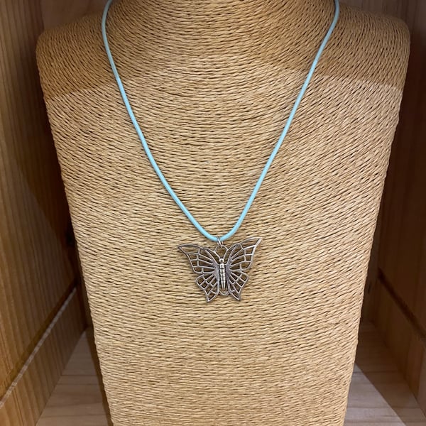  Green Butterfly Necklace (680)