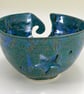 Stoneware Yarn Bowl Knitting Bowl Crochet hand made in Cornwall - Image 3