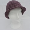  Cloche Hat Crochet Plum Seconds Sunday