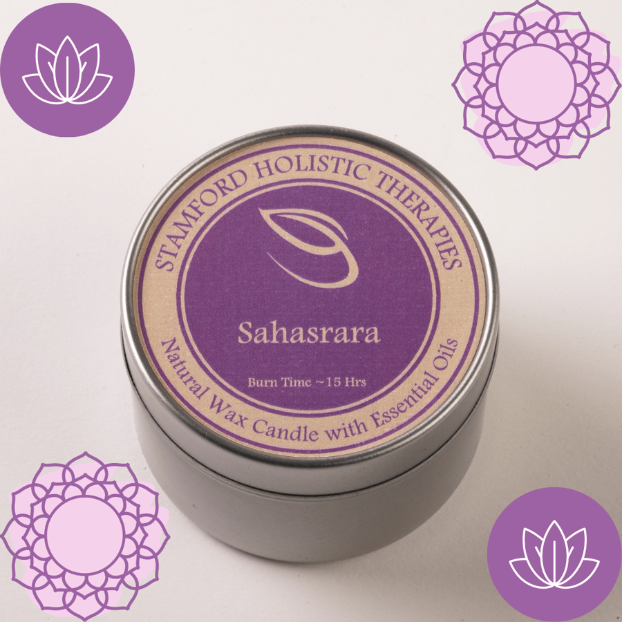 Sahasrara: Chakra Tin Candle