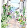 Clovelly, Devon - Limited Edition Art Print