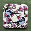 Magnolia Magpie Coaster