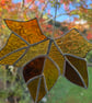 Stained Glass Maple Leaf Suncatcher - Handmade Hanging Window Decoration  - Image 5