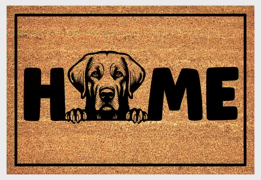 Labrador Retriever Home Door Mat No.2 - Labrador Retriever Welcome Mat - 3 Sizes