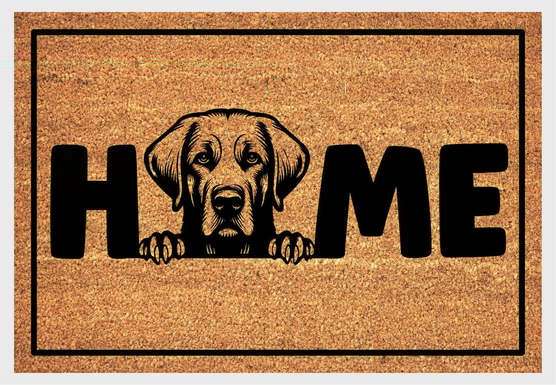 Labrador Retriever Home Door Mat No.2 - Labrador Retriever Welcome Mat - 3 Sizes
