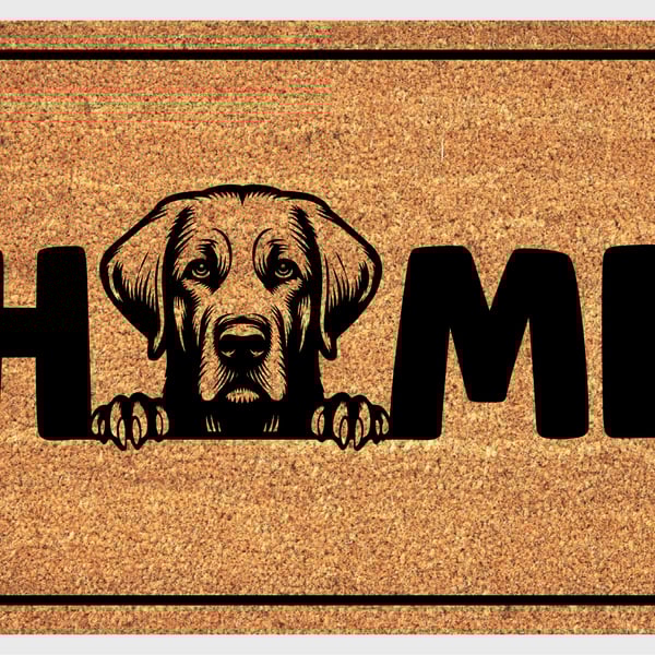 Labrador Retriever Home Door Mat No.2 - Labrador Retriever Welcome Mat - 3 Sizes