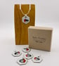 Robin Necklace using enamel and fused glass  - Image 7