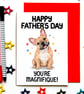 French Bulldog Father's Day Card for Dad, Funny Dog Card