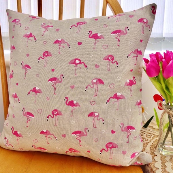 Flamingos: Feature Cushion Cover 43cm (17 )