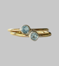 Gold Aquamarine Ring - Image 1