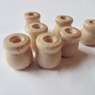 20 x Very Small Wooden Birthday Candle Holders