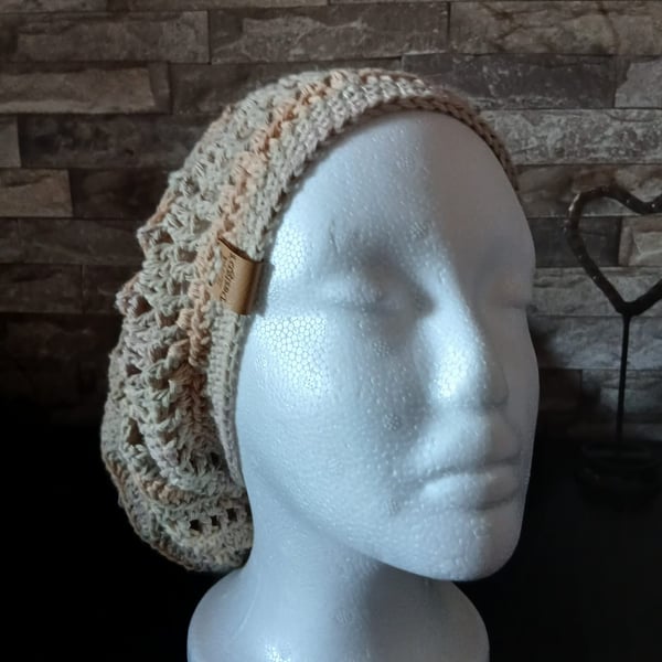 Crocheted Boho Mandala Hat