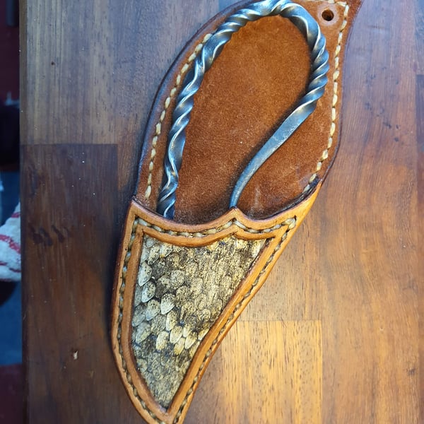 Snake skin bottle opener