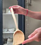 Medium size, hand-carved wooden cooking spoon - Image 1