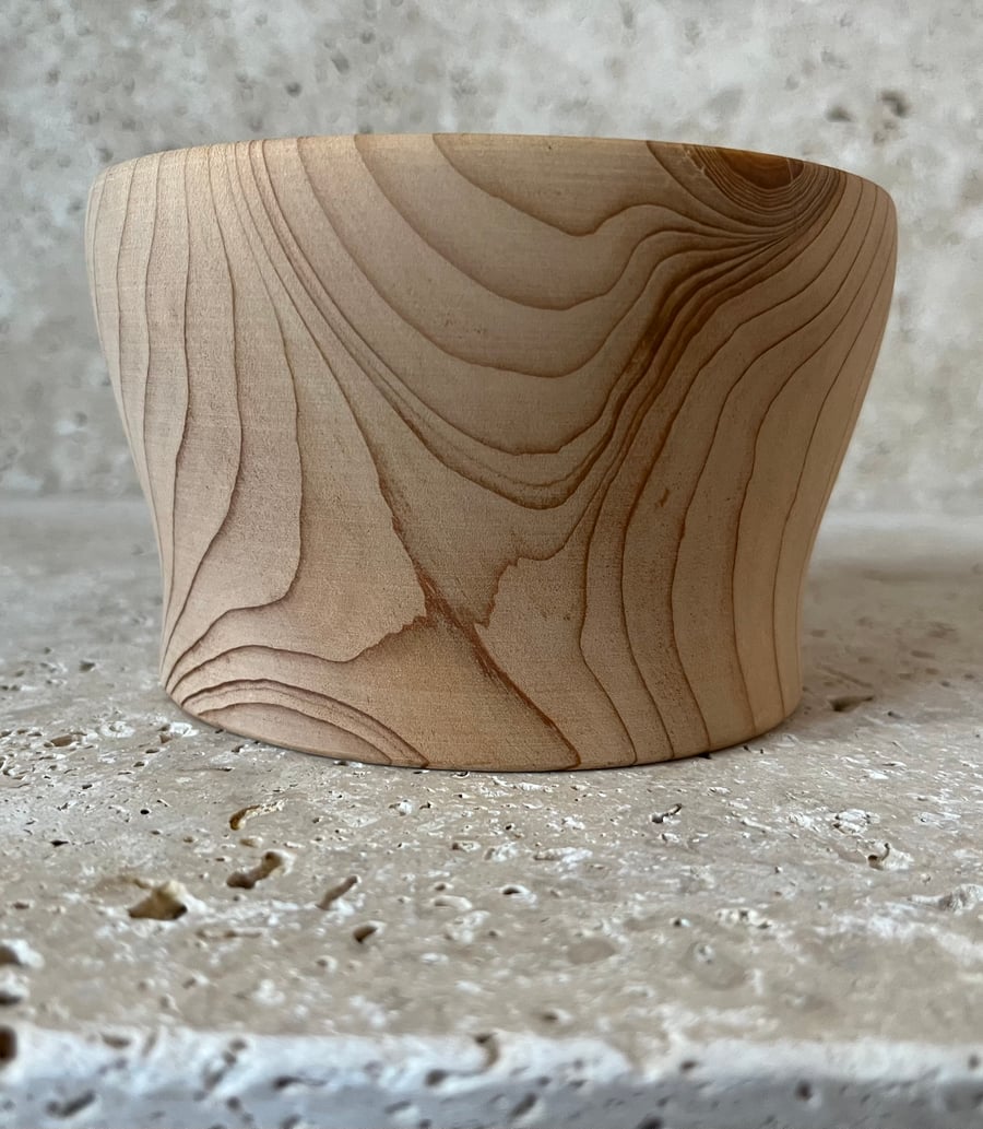 A cedar bowl
