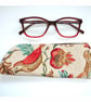 Glasses Case Sleeve William Morris Birds Tapestry Red - Image 8