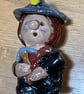 Tomos – Handmade Welsh Coal Miner Ceramic Figurine - Image 5