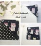 Black Cat Fabric Corner Bookmark , Back to School - Image 5