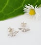 Bird Stud Earrings (Sterling Silver) - Image 1