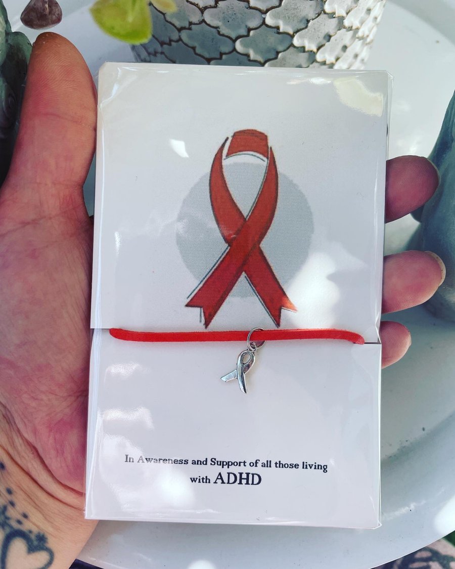 ADHD awareness wish bracelet awareness charm bracelet gift 