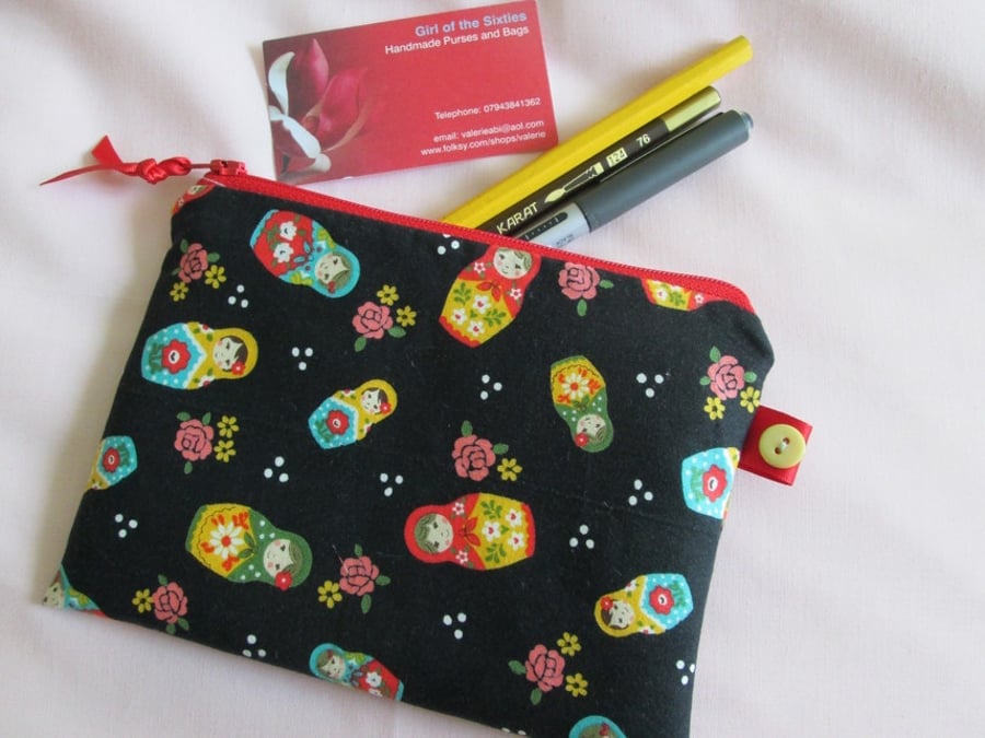 HALF PRICE SALE Make Up Bag Pencil case