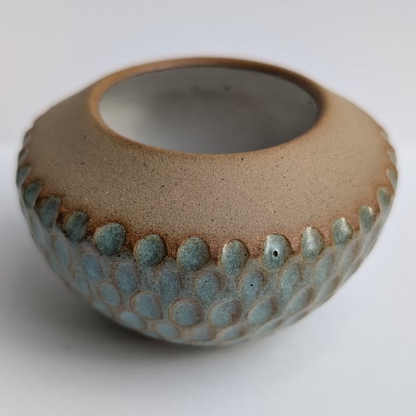 Turquoise Ceramic Bowl 