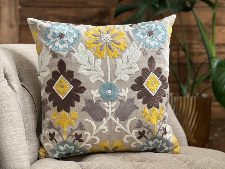 Embroidery Cushion Cover