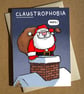 Santa Claus Pun Christmas Card A6 - Funny Festive Father Christmas Xmas Humour G - Image 1