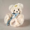 Collector's teddy bear 'Flossie' 8 inch tall ball of fluff with velvet paws