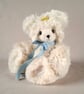 Collector's teddy bear 'Flossie' 8 inch tall ball of fluff with velvet paws