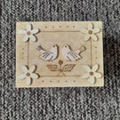 Keepsake box. Engraved wooden jewelry box.