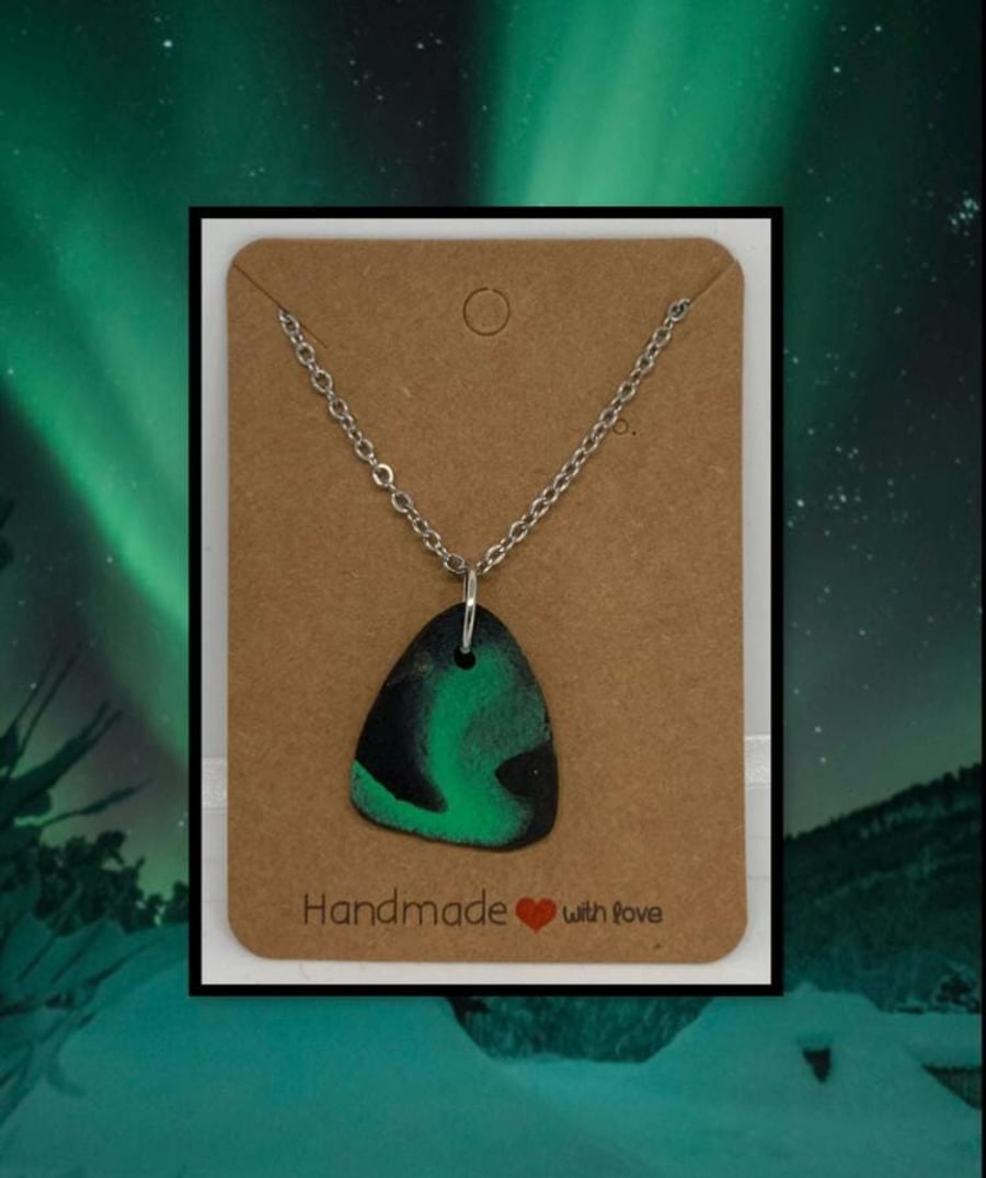 Outlet Northern lights pendant necklace
