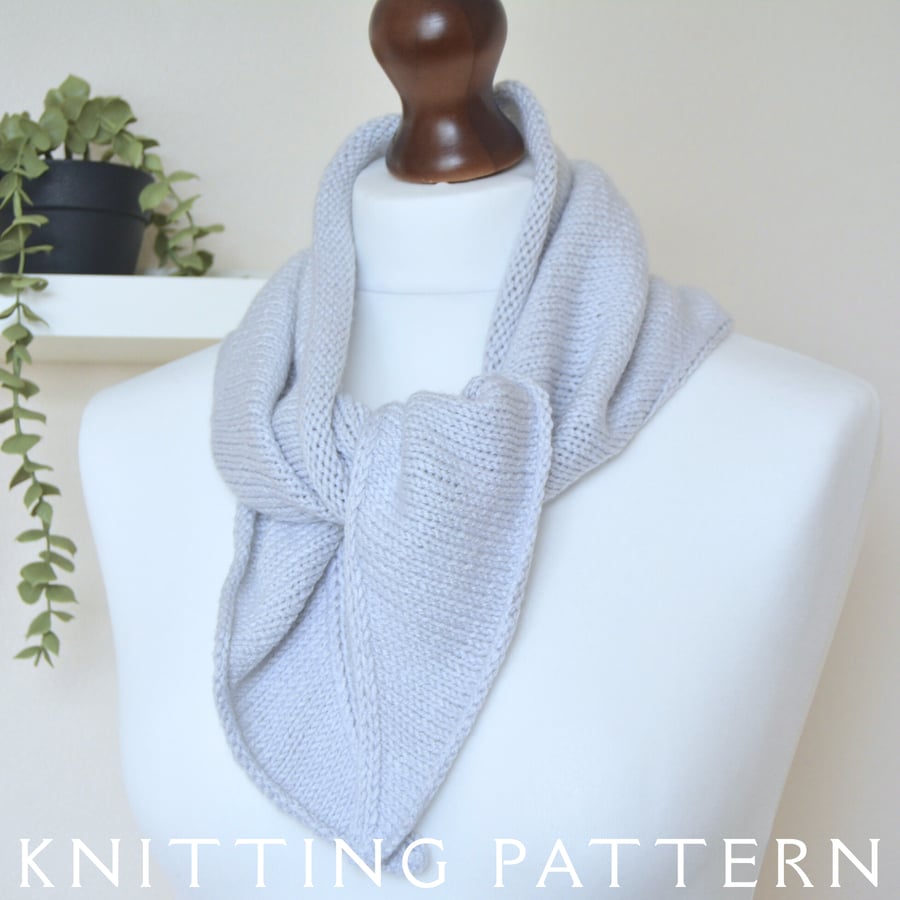 Scarf Knitting Pattern Sierra Scarf Printed Copy