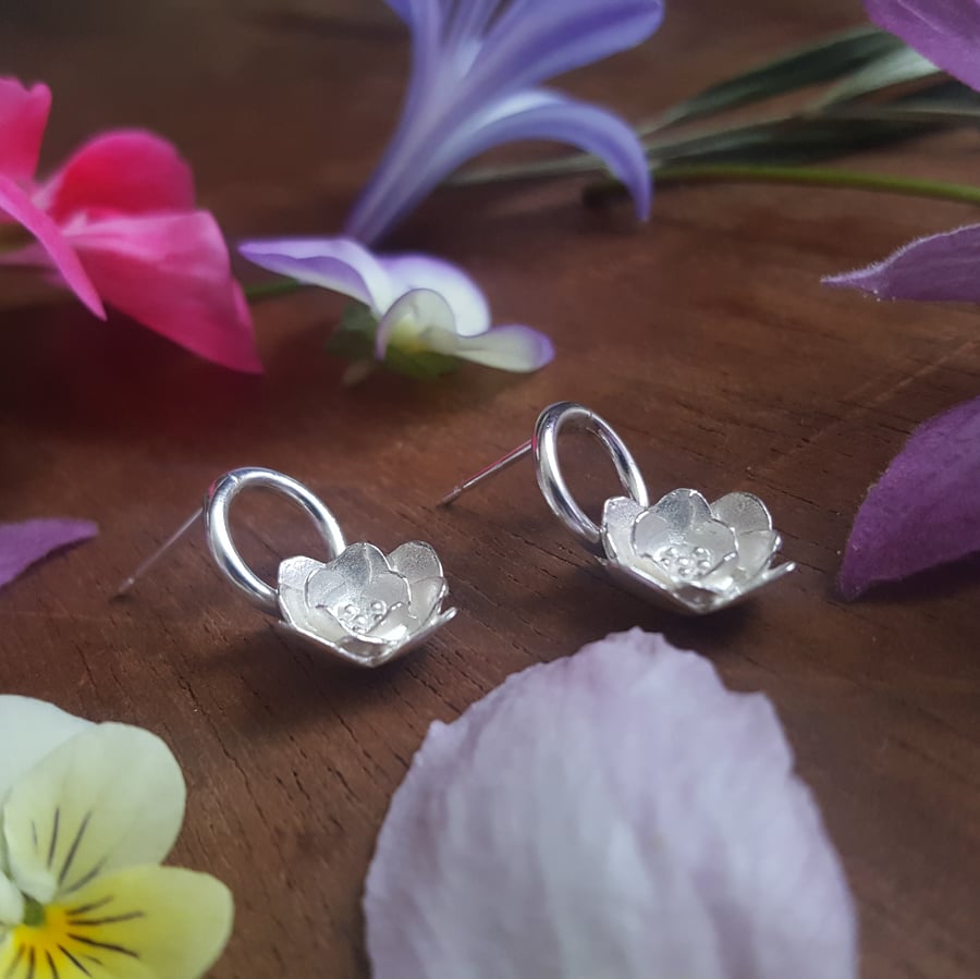 Blossom Flower Earrings - Pretty Floral Drops