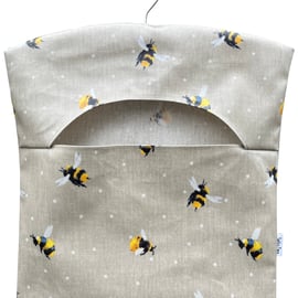 Honey Bee Peg Bag