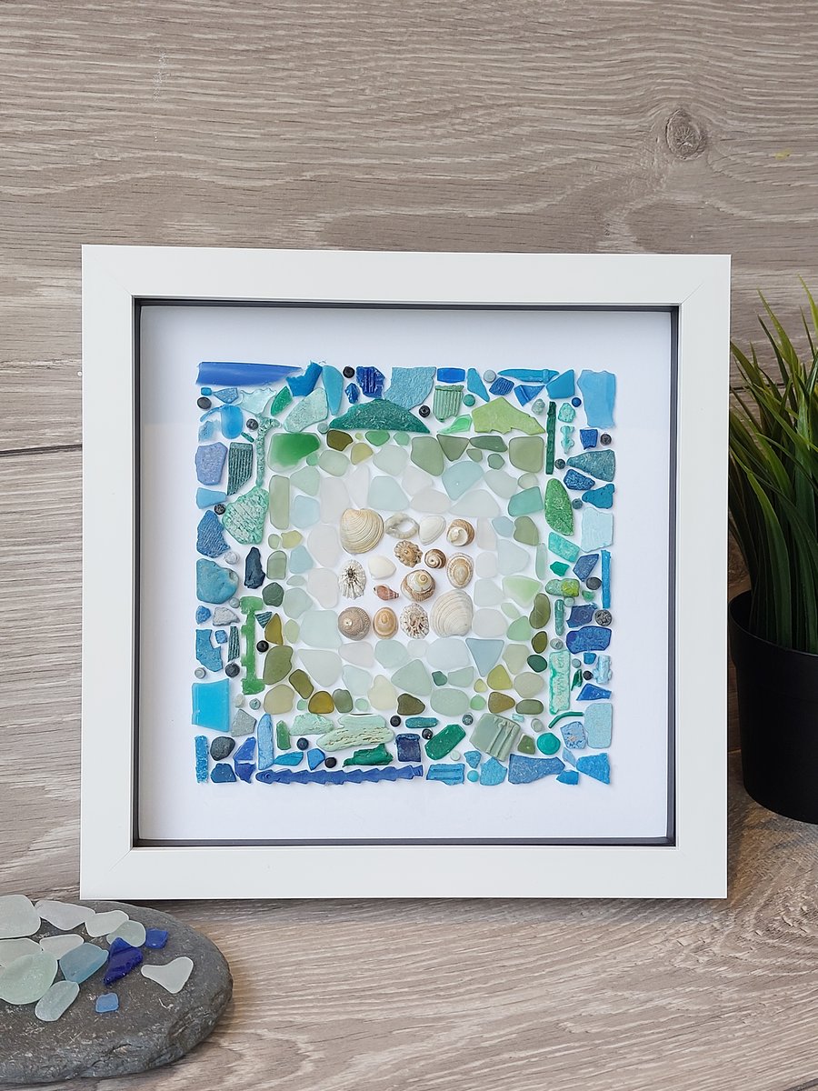 Cornish tide line frame - Folksy