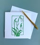 Snowdrops Greetings Card - blank, birthday, floral, Mother's Day, Spring - Image 1