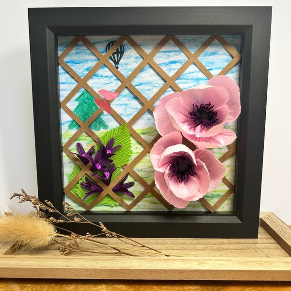 Wild poppies and flowers picture