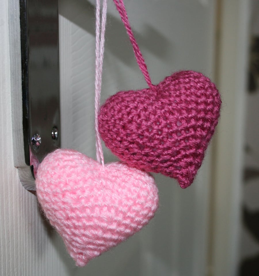 Plump 3D Crochet Heart