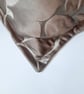 Beige and silver damask jacquard 16" envelope cushion cover - Image 2