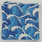 Waves reusable bamboo wipes set of five