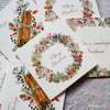 Christmas Card Pack - Hand Finished - Pack of 6 - Designed By CottageRts