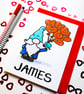 Gnome Personalised Valentine's, Birthday, Anniversary, Just Because Card  - Image 8