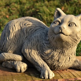 Harry the Cat Stone Garden Ornament