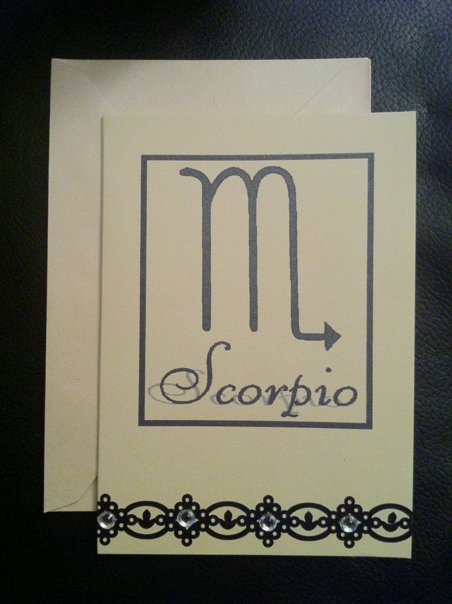 Scorpio Greetings Card