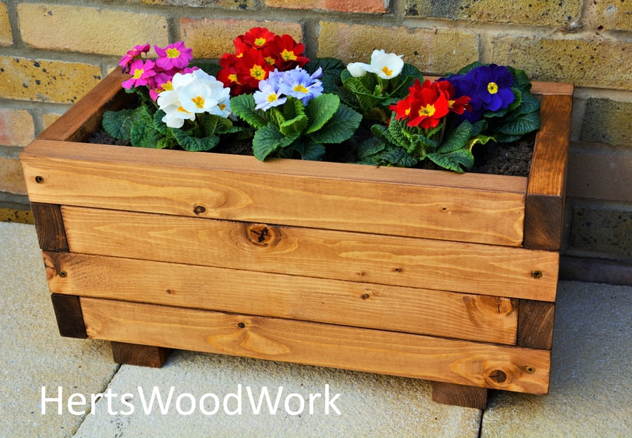 Handmade Wooden Planter